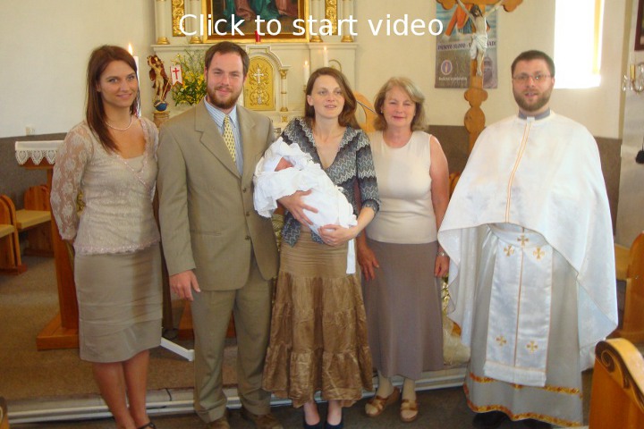 Baptism and Chrismation of Ján Meto Ray according to the Greek Catholic Rite